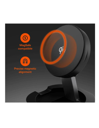 QI2.0 SINGLE WIRELESS CHARGER - BK