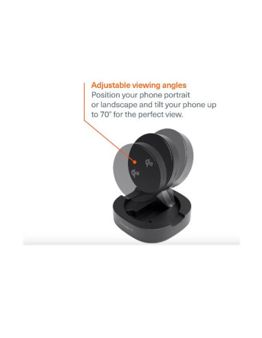 QI2.0 SINGLE WIRELESS CHARGER - BK