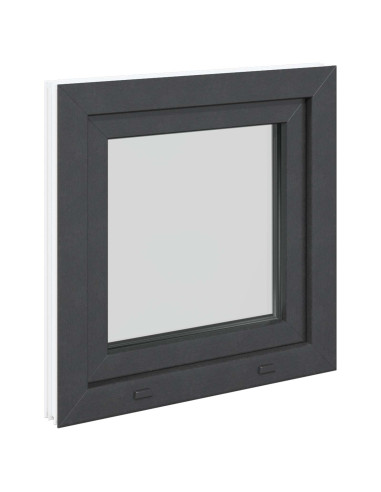 Finestra per Soffitta RISOR Antracite 50 x 50 cm PVC e Vetro