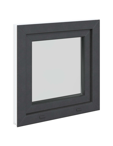 Finestra per Soffitta RISOR Antracite 50 x 50 cm PVC e Vetro
