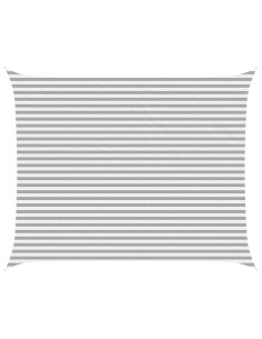 Vela da ombra solare Grigio chiaro e bianco 5 x 4 m 2