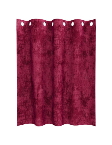 Tende in Velluto 2 pcs Rosso Vino 140 x 140 cm Velluto