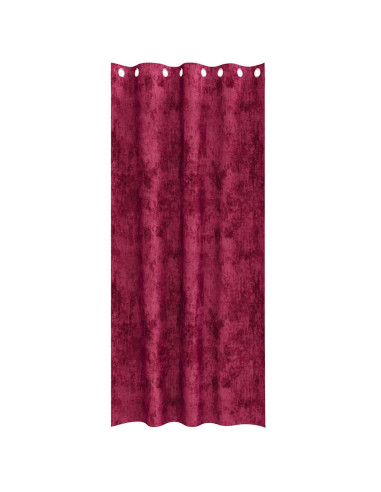Tende in Velluto 2 pcs Rosso vino 245 x 140 cm Velluto