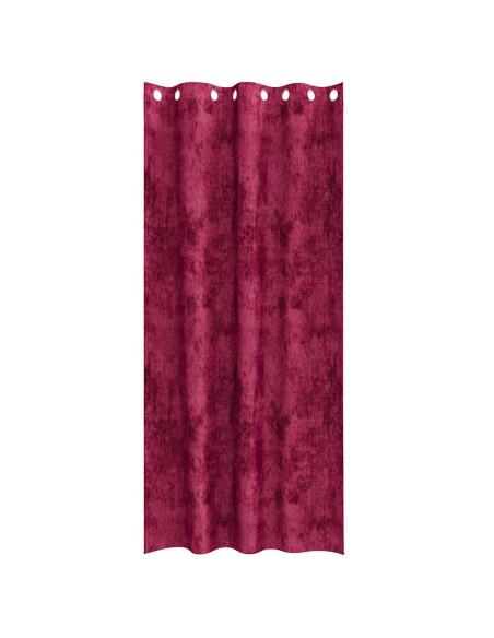 Tende in Velluto 2 pcs Rosso Vino 260 x 140 cm Velluto