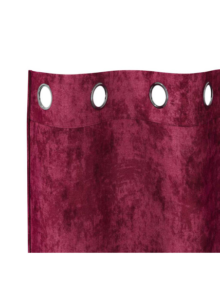 Tende in Velluto 2 pcs Rosso Vino 260 x 140 cm Velluto