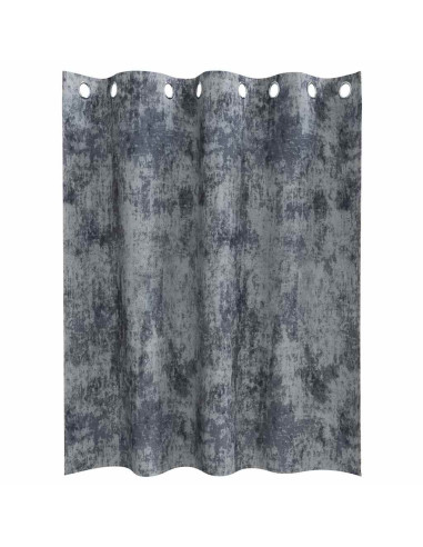 Tende in Velluto 2 pcs Grigio Argento 140 x 140 cm Velluto