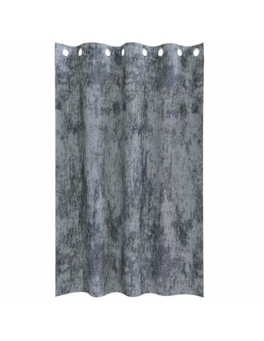 Tende in Velluto 2 pcs Grigio Argento 175 x 140 cm Velluto