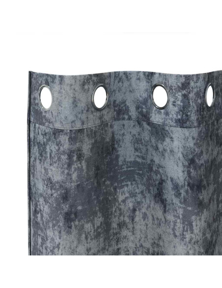 Tende in Velluto 2 pcs Grigio Argento 175 x 140 cm Velluto