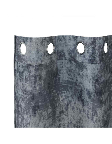 Tende in Velluto 2 pcs Grigio Argento 225 x 140 cm Velluto