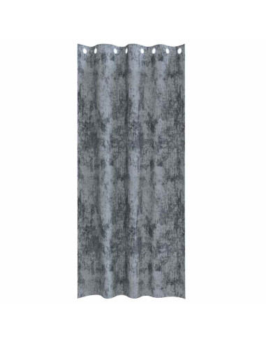 Tende in Velluto 2 pcs Grigio Argento 245 x 140 cm Velluto