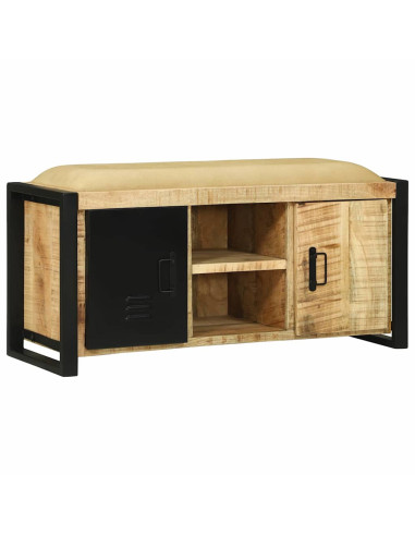 Armadio Panchina Marrone Legno massello di mango
