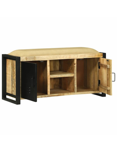 Armadio Panchina Marrone Legno massello di mango