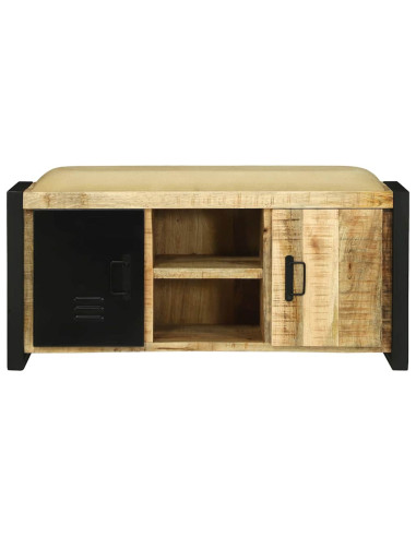 Armadio Panchina Marrone Legno massello di mango