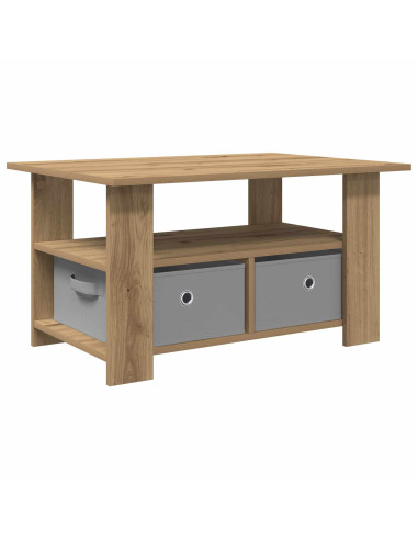 Tavolino da salotto Rovere artigianale 77 x 55 x 42 cm