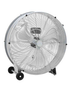 Ventilatore a tamburo Argento 79 x 37 x 82 cm Alluminio