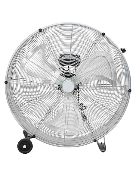 Ventilatore a tamburo Argento 79 x 37 x 82 cm Alluminio