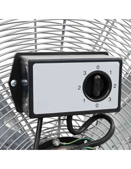 Ventilatore a tamburo Argento 79 x 37 x 82 cm Alluminio