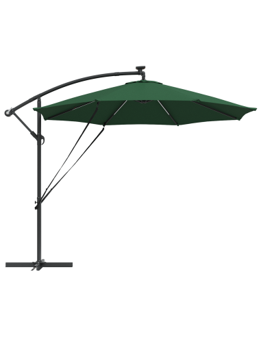 Ombrellone Verde 294 x 294 x 248 cm Poliestere e Alluminio
