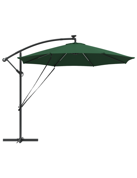 Ombrellone Verde 294 x 294 x 248 cm Poliestere e Alluminio