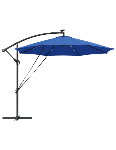 Ombrellone Azzurro 294 x 294 x 248 cm Poliestere e Alluminio