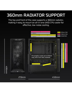 3200D RS MID-TOWER CASE, SMOKE 2