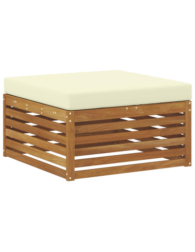 Set di divani da esterno Naturale e Crema 249,5 x 162,5 x 73 cm