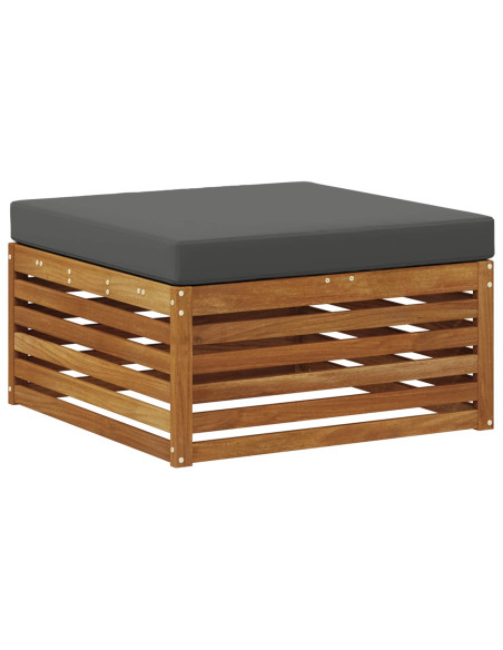 Set di divani da esterno con cuscino Naturale e Antracite