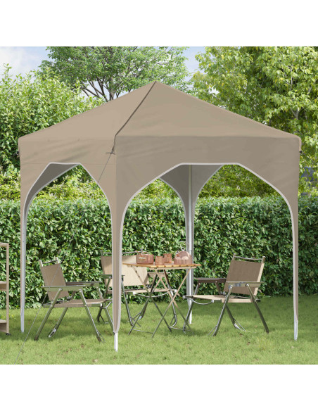 Tenda per feste a pop-up 194 x 194 x 245 cm Crema