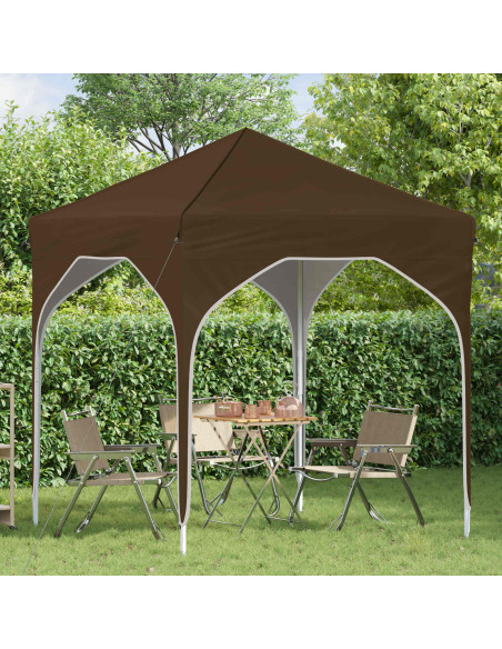 Tenda per feste a pop-up 194 x 194 x 245 cm Tortora