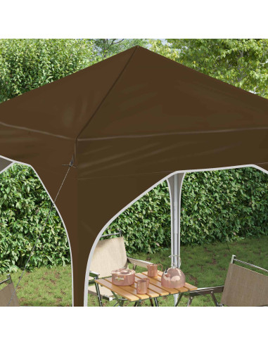 Tenda per feste a pop-up 194 x 194 x 245 cm Tortora