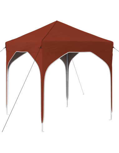 Tenda per feste a pop-up 194 x 194 x 245 cm Terracotta