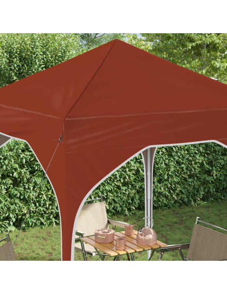 Tenda per feste a pop-up 194 x 194 x 245 cm Terracotta