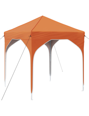 Tenda per feste a pop-up 194 x 194 x 245 cm Arancione