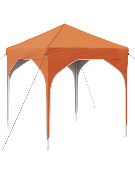 Tenda per feste a pop-up 194 x 194 x 245 cm Arancione