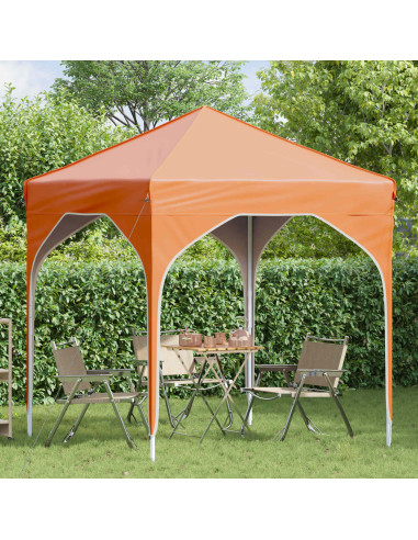 Tenda per feste a pop-up 194 x 194 x 245 cm Arancione