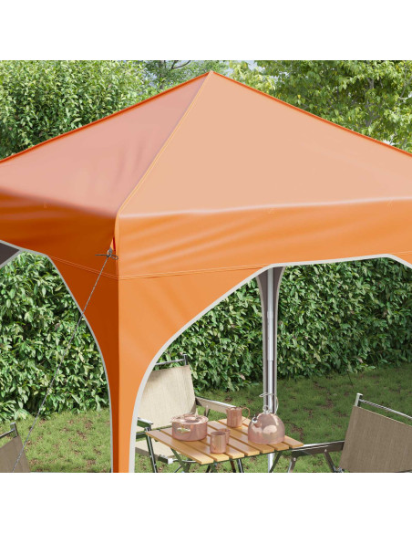Tenda per feste a pop-up 194 x 194 x 245 cm Arancione