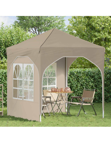 Tenda per feste a pop-up 192 x 192 x 245 cm Crema