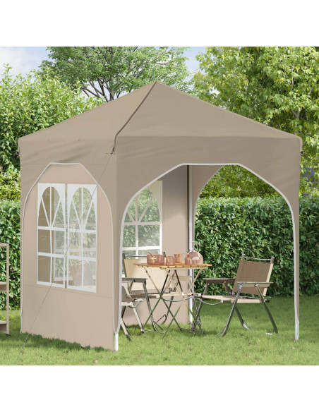 Tenda per feste a pop-up 192 x 192 x 245 cm Crema