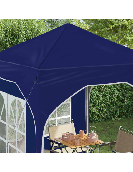 Tenda per feste a pop-up 192 x 192 x 245 cm Blu