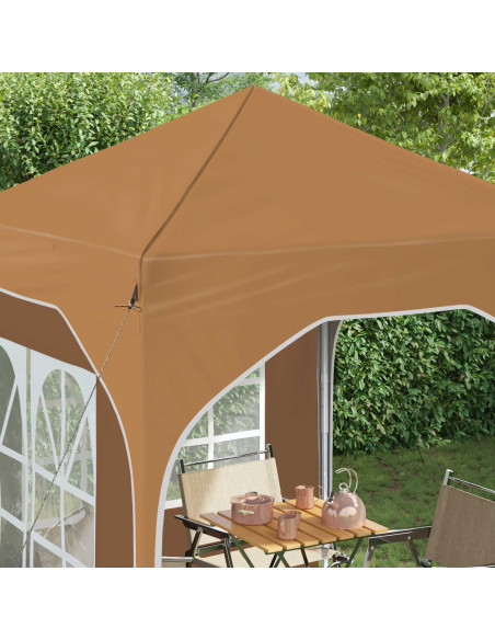 Tenda per feste a pop-up 192 x 192 x 245 cm Beige