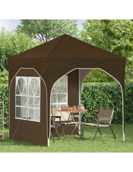 Tenda per feste a pop-up 192 x 192 x 245 cm Tortora