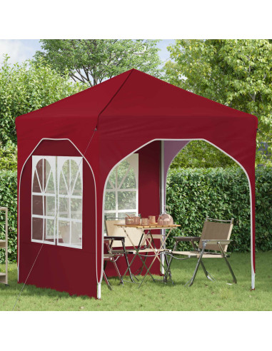 Tenda per feste a pop-up 192 x 192 x 245 cm Borgogna