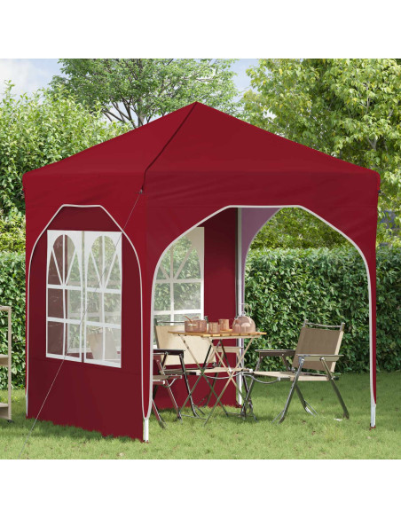 Tenda per feste a pop-up 192 x 192 x 245 cm Borgogna