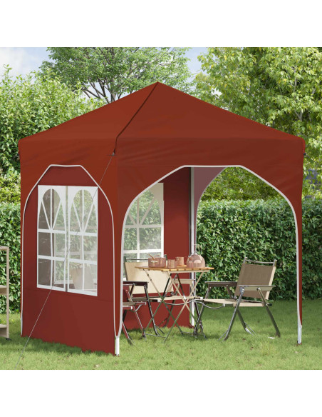 Tenda per feste a pop-up 192 x 192 x 245 cm Terracotta