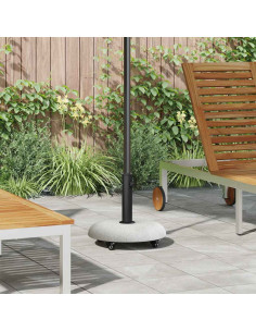 Base per ombrellone Grigio chiaro Ø 45 x 40 cm Calcestruzzo