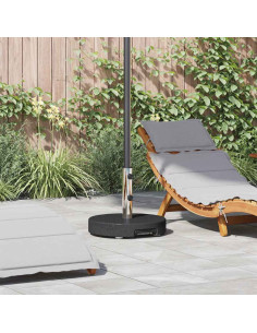 Base per ombrellone Nero Ø 45 x 37.5 cm Granito