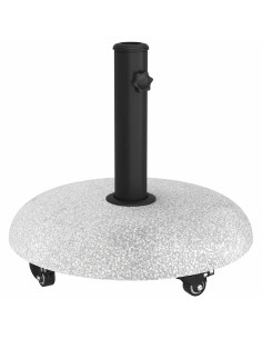 Base per ombrellone Grigio chiaro Ø 45 x 40 cm Calcestruzzo 2