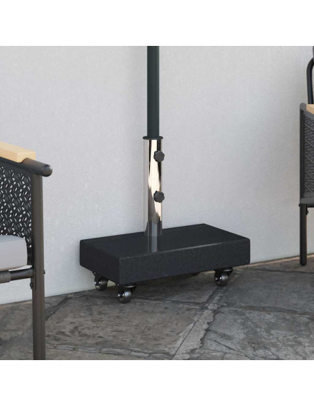 Base per ombrellone Nero 45 x 25 x 45 cm Granito
