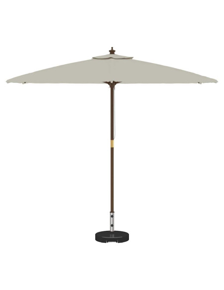 Base per ombrellone Nero Ø 45 x 37.5 cm Granito