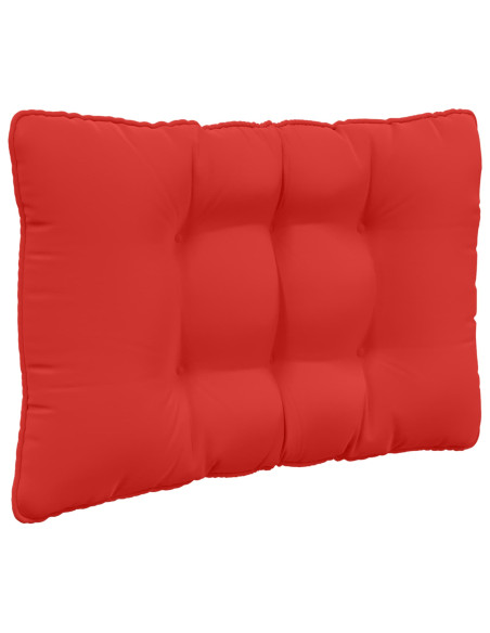 Cuscino per divano da esterno 3 pcs Rosso Poliestere